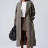 Emilia | Langer Wollmantel im Oversize-Stil Zendoo.de