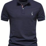 Noah | Slim Fit Klassisches Poloshirt mit sportlichem Kragen-Detail