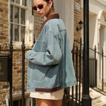 Isabelle | Kontrast-Jeansjacke Zendoo.de