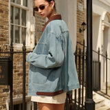 Isabelle | Kontrast-Jeansjacke Zendoo.de