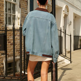 Isabelle | Kontrast-Jeansjacke Zendoo.de