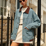 Isabelle | Kontrast-Jeansjacke Zendoo.de