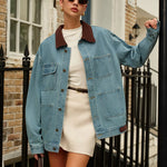 Isabelle | Kontrast-Jeansjacke Zendoo.de