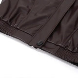 Gercy | Übergroße Kunstlederjacke Zendoo.de