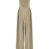 Eleganter trägerloser Damen Jumpsuit in Dunkelblau – Perfekt für Abendveranstaltungen & Partys