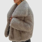Macy | Luxuriöse Kunstfell-Jacke – Stilvoll, Kuschelig und Zeitlos Zendoo.de