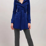 Chloe | Schicke Damen-Karierte Wollmantel Zendoo.de