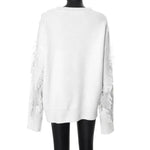 Clara | Übergroßer Pullover mit Quasten für Damen Zendoo.de