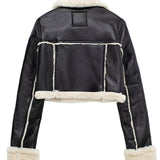 Anna | Warme Kunstlederjacke