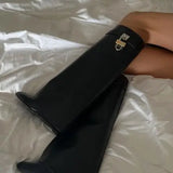 Sophie | Hochwertige Hilary-Stiefel aus Schwarzem Rindsleder – Eleganz und Qualität Zendoo.de