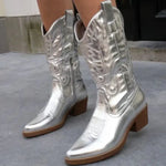 Geneva | Elegante Cowboy-Stiefel aus Metall Zendoo.de