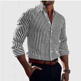 Levi | Entspanntes Passform Button-Down-Streifenhemd