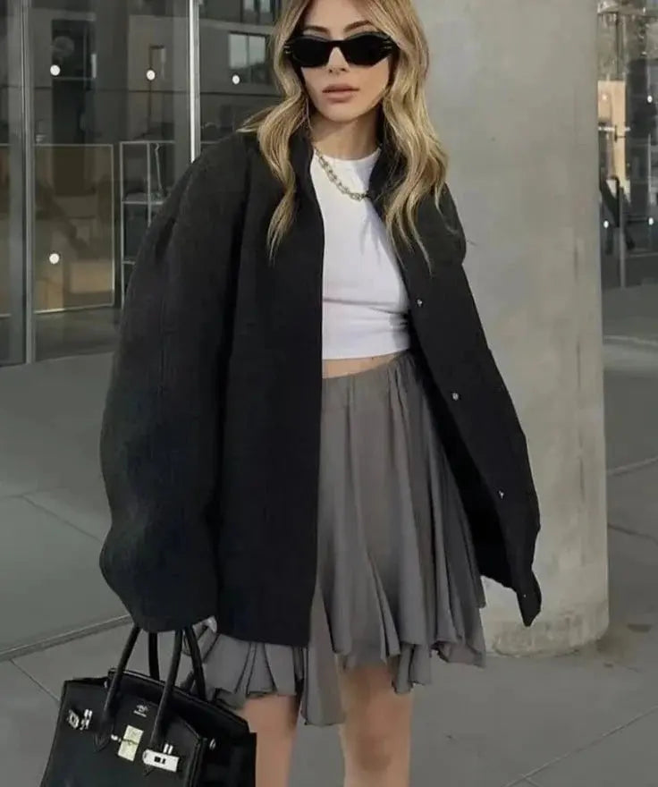 Aliah | Oversized Bomber Jacke Zendoo.de