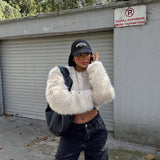 Sarah | Kurzer Pelzmantel