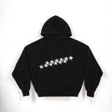 Oversized Damen Hoodie mit Sternen-Print - Streetwear