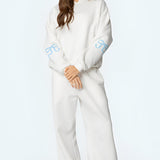 Oversize Damen Jogginganzug – Bequemes Zweiteiler Set