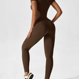 Lina | Nahtloser Full-Zip Bodysuit