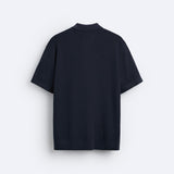 Elegantes Strickpolo mit Reißverschluss