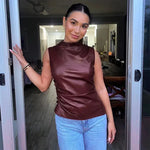 Mia | Rotes Top in Burgunder Zendoo.de