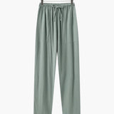 Adrian | Leichte Slim Fit Herren Sommer Leinenhose mit Kordelzug