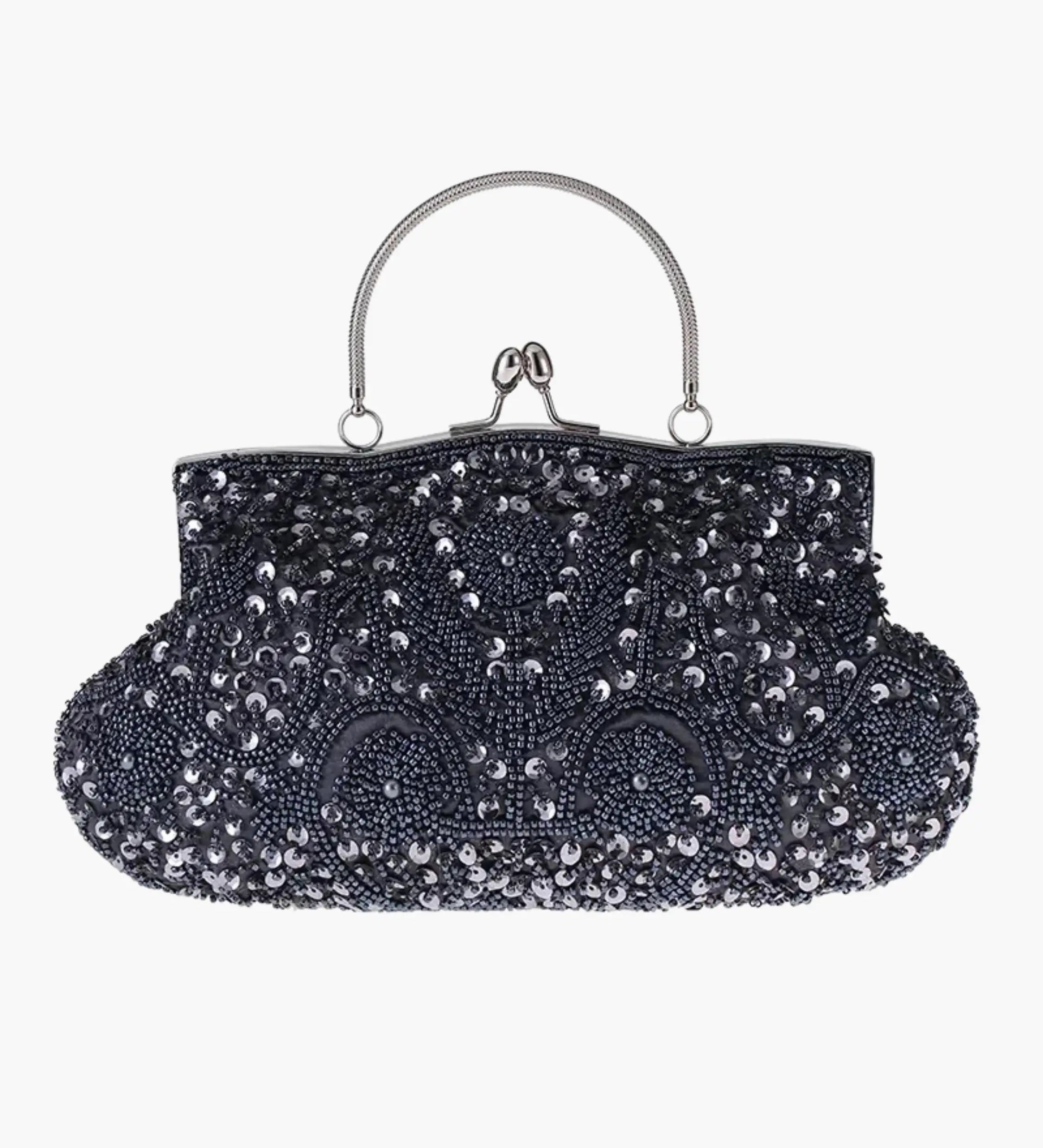 Adina | Vintage-inspirierte, bestickte Handtasche