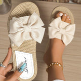 Boho Sandalen mit Schleife & Jutefußbett – Sommerlich & Bequem | Zendoo.de