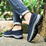 Herren-Slip-On-Outdoorschuhe mit rutschfester Sohle