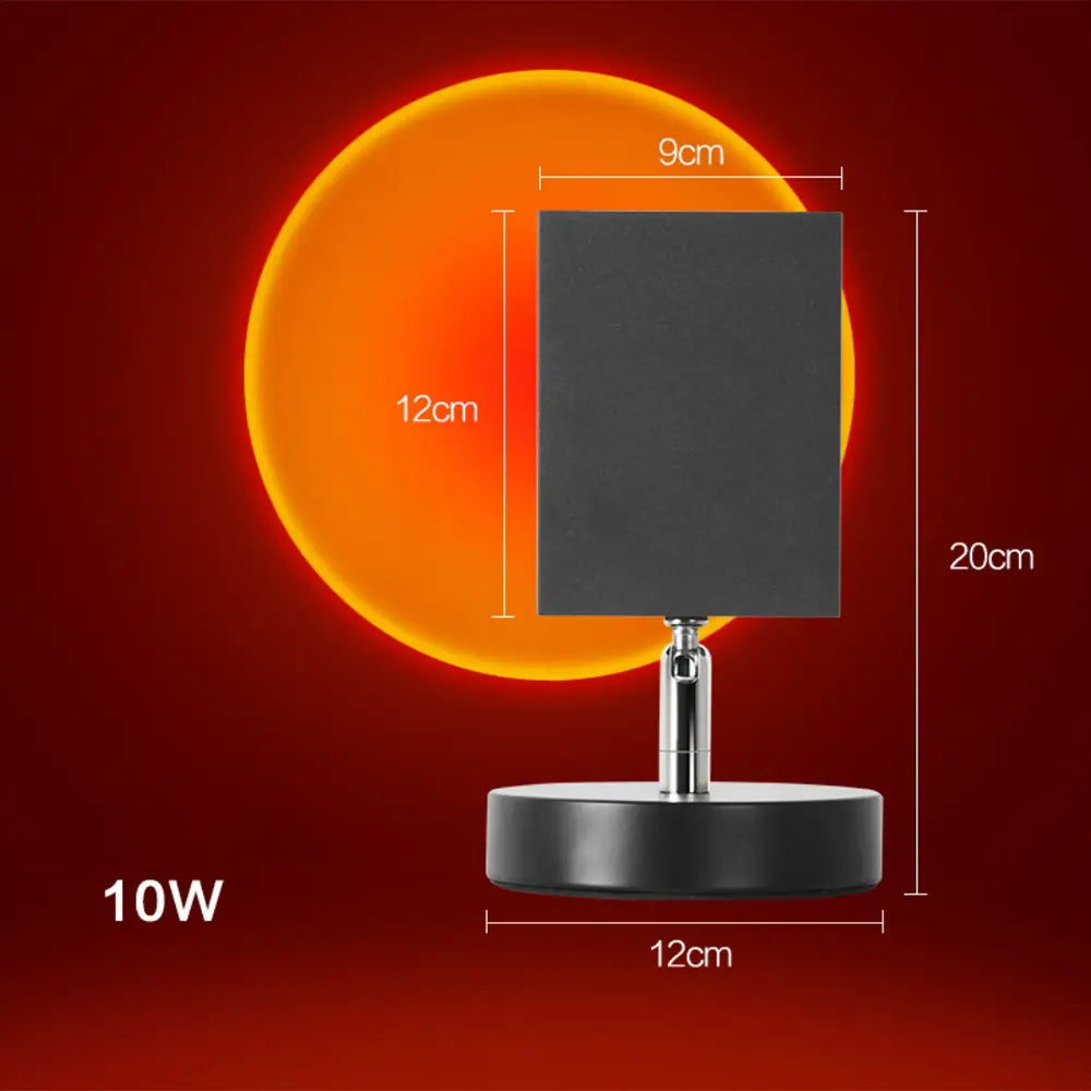 EcoLuxe | Retro-Sonnenuntergang Tischlampe Zendoo.de