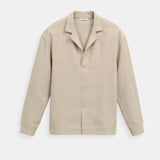 Lorenzo – Minimalistische Herren-Hemdjacke in Beige