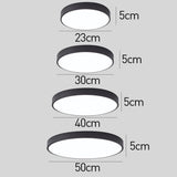 NordLuxe | Skandinavische runde LED-Deckenleuchten