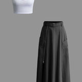 Asteria | Stilvolles Zweiteiler-Set mit Crop-Top & Maxirock