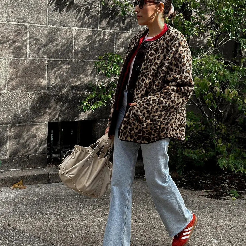 Mia | Leopard Print Jacke für Damen Zendoo.de