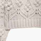 Delia | Modischer Damenpullover aus Zopfmuster