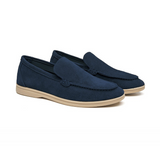 Nicholas | 3-teiliges Old Money Sommer-Outfit mit Leinenhemd, hose & Wildleder-Loafer