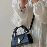 Dagmar | Modern Schwarz Mini Satchel Tasche