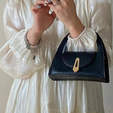 Dagmar | Modern Schwarz Mini Satchel Tasche