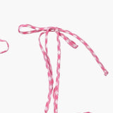 Wibke | Charmantes rosa-weiß kariertes Sommerkleid