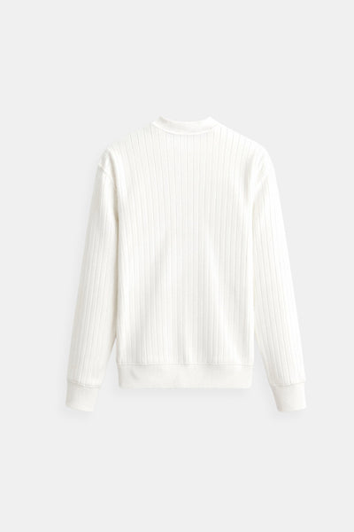 Luca | Feinripp-Langarmshirt für Herren – Minimalistisch & Vielseitig