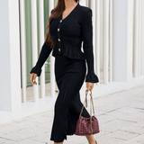Victoria | Eleganter Strick-Zweiteiler – Klassische Eleganz für jeden Anlass