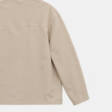 Lorenzo – Minimalistische Herren-Hemdjacke in Beige