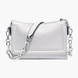 Ada | Schicke weiße Leder-Schultertasche