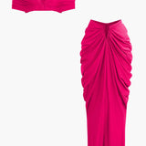 Desiree | Elegantes Off-Shoulder-Set mit Drapierung