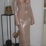 Olivia | Beiges Kleid Zendoo.de