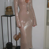 Olivia | Beiges Kleid Zendoo.de