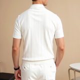 Elegantes Herren-Polohemd in Weiß – Minimalistisch und Zeitlos