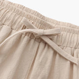 Jordan | Schwarzem Leinenhemd Sommer 3-teiliges Outfit-Set