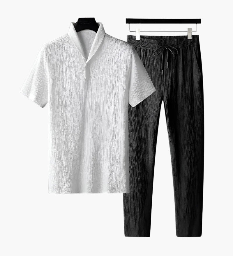 Nolan | Herren-Zweiteiler-Set Kurzarmshirt & Hose Sommer-Set