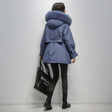Gertrud | Damen Winterparka mit kuscheligem Fellkragen