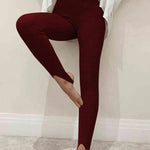 Clara | Gerippte Mid-Waist-Leggings – Komfort und Stil für Jeden Tag Zendoo.de