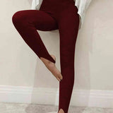 Clara | Gerippte Mid-Waist-Leggings – Komfort und Stil für Jeden Tag Zendoo.de